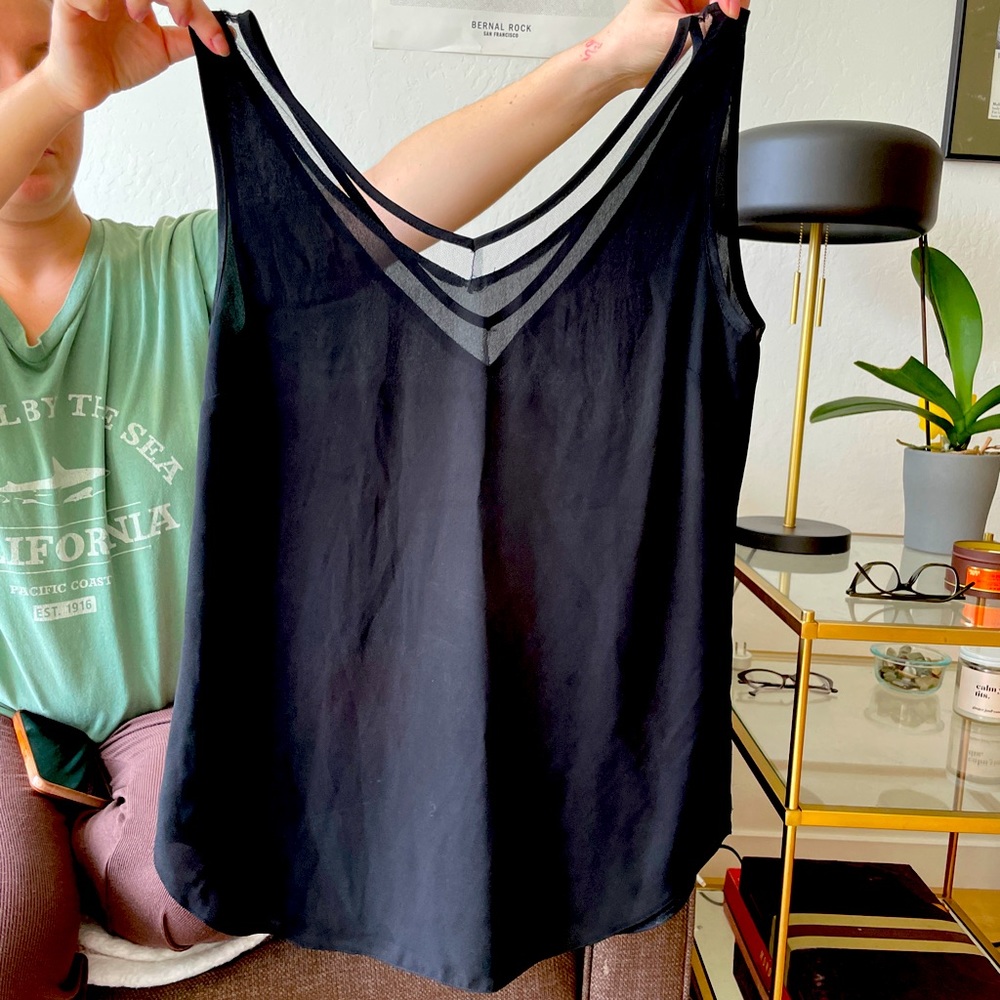 ASOS showing front and back of pretty tank top blouse